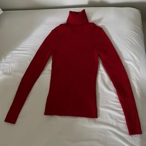 Red turtleneck size XS